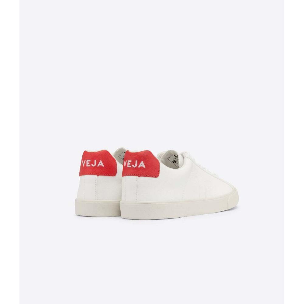 Veja ESPLAR CHROMEFREE Sneakers Dames White/Red | BE 616XYU